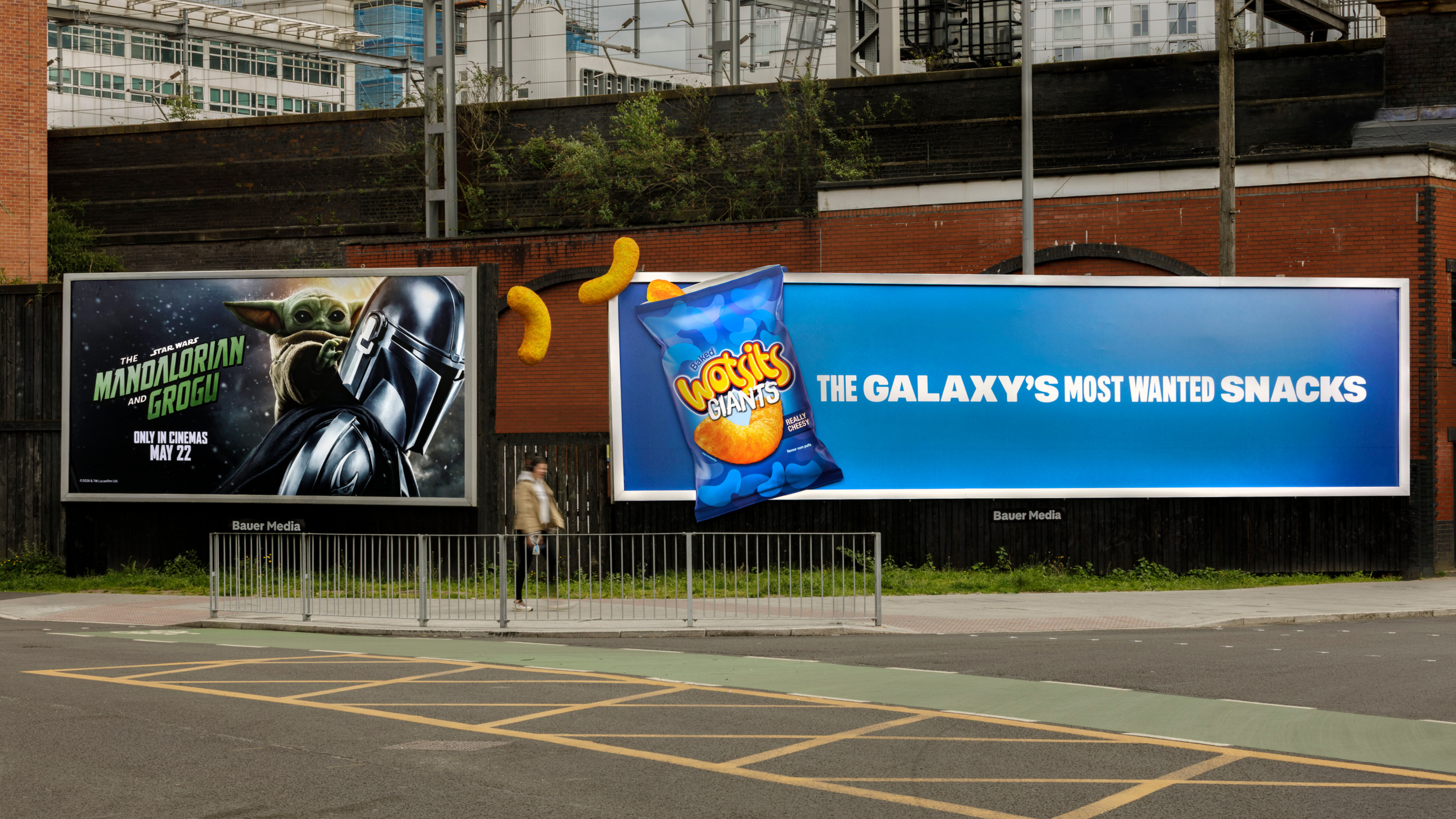 Wotsits x The Mandalorian & Grogu.